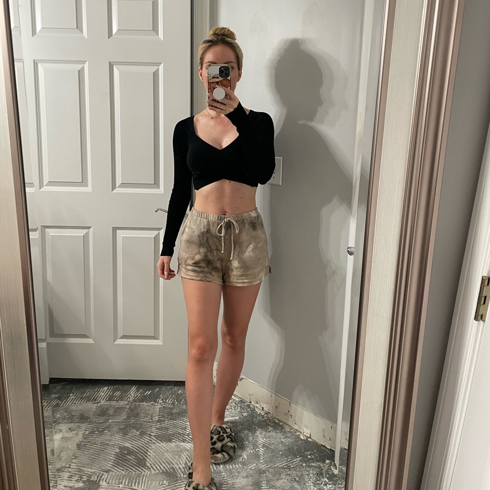 Express Cross Front Knit Sweater